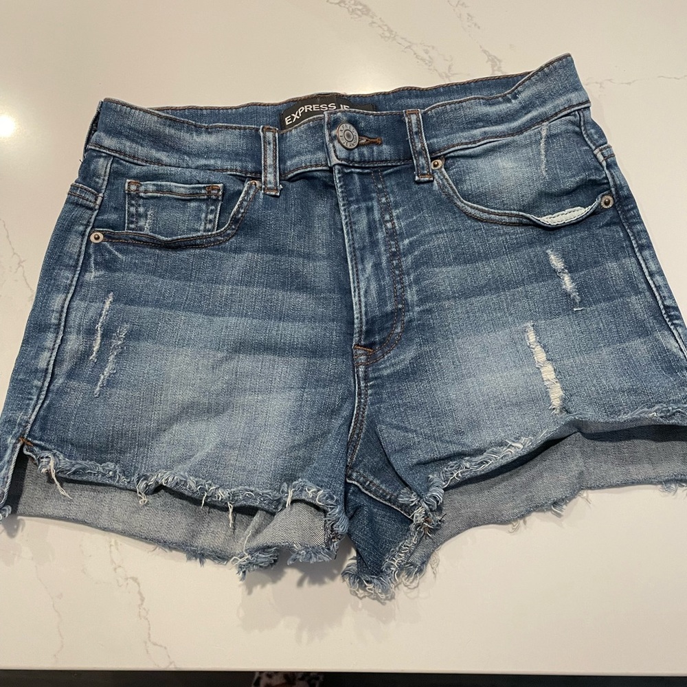 Express Denim Shorts Size 6